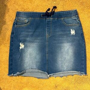 YMI denim stretchy skirt
